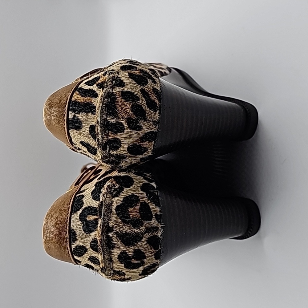 Sperry leopard print calf hair wedges size 7m womens - Picture 3 of 8